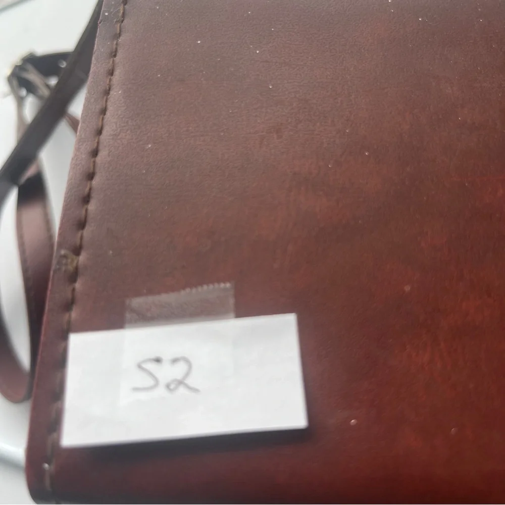Polaroid OneStep Black Camera with Brown Leather Case
